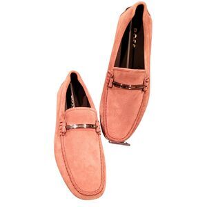 HUGO BOSS Noel Mocc SDHW Men’s Pink Suede Loafers – Size 9 US NWT  Driving Shoe